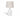 Nova Form Brush White Table Lamp 53Cm High X 28Cm