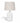 Nova Form Brush White Table Lamp 53Cm High X 28Cm