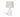 Nova Form Brush White Table Lamp 53Cm High X 28Cm