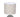 Orion Arc Brush Patina Grey Table Lamp 53Cm High X 26Cm