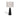 Flare Beam Brush Black Table Lamp 61Cm High X 30Cm