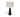 Flare Beam Brush Black Table Lamp 61Cm High X 30Cm