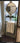 Rustic Metal Mirror And Stand