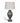 Flint Bloom Grey Table Lamp