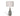 Harbor Twist Blue Wash Table Lamp 71Cm High X 36Cm