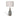 Harbor Twist Blue Wash Table Lamp 71Cm High X 36Cm
