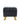 Black Leather Footstool