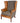 Wykeham Italian Leather And Tweed Wing Back Chair