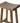 Solid Wood Bar Stool 70Cm Dark