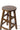 Harris Dark Wooden Bar Stool 70Cm