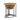 Round Nest Of Three Tables Light Oak Black Base