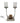 Orbglow Twin Candle Stand 53Cm High X 36Cm Wide