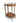 Oakline Round Drinks Trolley 76Cm High X 53Cm X 48Cm