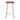 York 76Cm High Bar Stool Dark