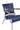 Blue Leather Armchair Chair