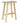 Solid Wood Bar Stool 72Cm Light Oak Wax