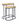Oval Nest Of Two Tables 61Cm High