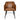 Pacific Real Leather Dining Chair Brown