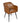Pacific Real Leather Dining Chair Brown