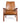 Hockney Genuine Leather Accent Chair With Wood Frame Tan