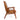 Hockney Genuine Leather Accent Chair With Wood Frame Tan