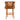 Buttoned Back Genuine Leather Large Bar Stool Tan