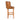 Buttoned Back Genuine Leather Large Bar Stool Tan