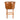 Buttoned Back Genuine Leather Large Bar Stool Tan