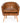 Hudson Genuine Leather Accent Tub Chair Tan