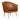 Hudson Genuine Leather Accent Tub Chair Tan