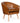 Hudson Genuine Leather Accent Tub Chair Tan
