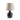 Round Brown Enamel Table Lamp 58Cm High X 40Cm X 40Cm
