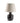 Round Brown Enamel Table Lamp 58Cm High X 40Cm X 40Cm