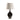 Brown Enamel Wash Table Lamp 77Cm High X 40Cm X 40Cm