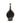 Brown Enamel Wash Table Lamp 77Cm High X 40Cm X 40Cm