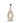 White Wash Table Lamp With Black Shade 76Cm High X 40Cm X 40Cm