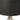 White Wash Table Lamp With Black Shade 76Cm High X 40Cm X 40Cm