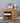 Farmhouse Oak Dressing Table Stool And Mirror