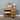 Farmhouse Oak Dressing Table Stool And Mirror