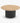 Fuji Marble Round Coffee Table Black Base