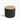 Fuji Marble Round Side Table Black Base