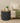 Fuji Marble Round Side Table Black Base