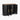 Fuji Marble 3 Door Sideboard Black Base