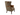 Westow Leather And Harris Tweed Chair