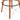 Crompton Real Leather Bar Stool Brown