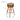 Crompton Real Leather Bar Stool Brown
