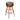 Crompton Real Leather Bar Stool Old English