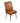 Rogan Real Leather Dining Chair Brown