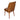 Rogan Real Leather Dining Chair Brown