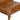 Rogan Real Leather Dining Chair Brown